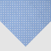 Papiertuch/blaue Polka-Punkte Seidenpapier (Detail)