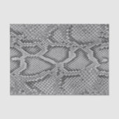 Papiertuch mit grauem Schlangenmuster Seidenpapier (Vorderseite)