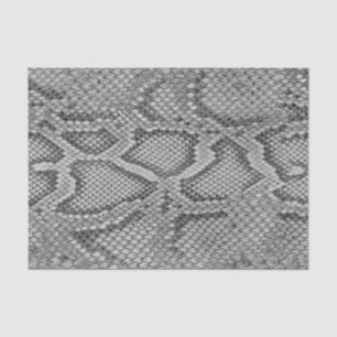 Papiertuch mit grauem Schlangenmuster Seidenpapier