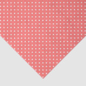 Papiertuch/Polka-Punkte Pfirsich Seidenpapier (Detail)