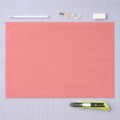 Papiertuch/Polka-Punkte Pfirsich Seidenpapier (Handwerk)