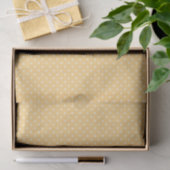 Papiertuch/Polka-Punkte Pfirsich Seidenpapier (Geschenk)
