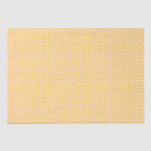 Papiertuch/Polka-Punkte Pfirsich Seidenpapier (Vorderseite)