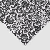 Papiertücher Antiquitäten Blumenzauber Schwarz-wei Seidenpapier (Ausschnitt)