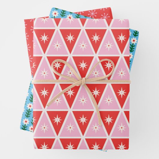 Papiertücher aus dem Mittelalter Geschenkpapier Set (Beispiel)