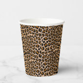 Papiertücher aus Leopard Pappbecher (Rechts)