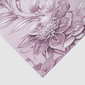 Papiertücher aus rosa Blättern Seidenpapier (Detail)