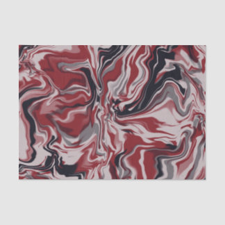 Papiertücher aus schwarzem und rotem Marmor Seidenpapier