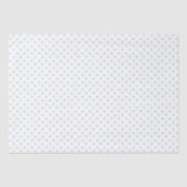 Papiertücher/Blatt-blaue Polka-Dosen-Papiere Seidenpapier (Vorderseite)