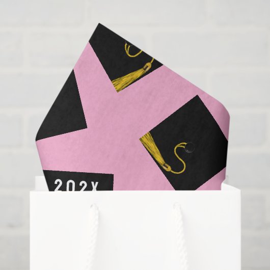 Papiertücher für den rosa Abschluss Seidenpapier (Geschenktüte)