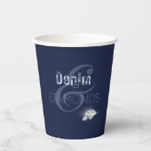 Papiertücher für Denim und Diamanten Pappbecher (Vorderseite)