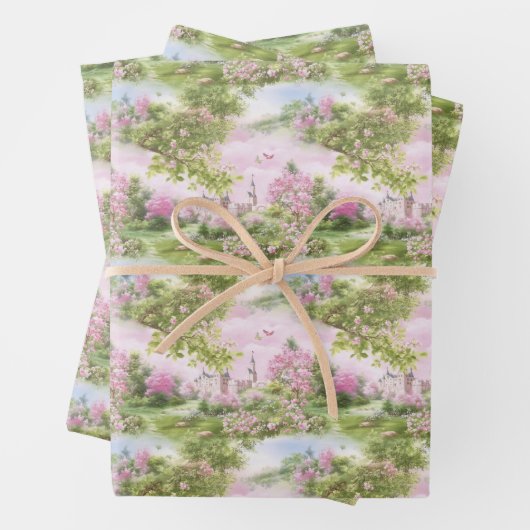 Papiertücher für die Rosatinie Geschenkpapier Set (Beispiel)