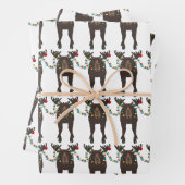 Papiertücher für Elch Holiday Geschenkpapier Set (Beispiel)