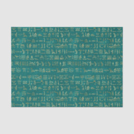 Papiertücher für grüne und goldene ägyptische Hier Seidenpapier