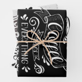 Papiertücher für Kaffee Geschenkpapier Set (Beispiel)