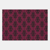 Papiertücher für klassische Spitzen- und Dunkle Da Geschenkpapier Set (Vorderseite)