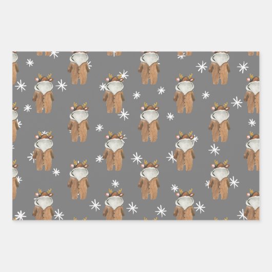 Papiertücher für Kleintiere Geschenkpapier Set (Vorderseite 2)