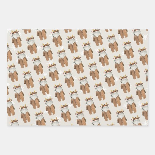 Papiertücher für Kleintiere Geschenkpapier Set (Vorderseite)