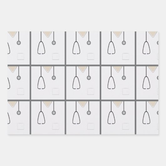 Papiertücher für medizinische Untersuchungen Geschenkpapier Set (Vorderseite)