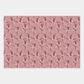Papiertücher für Tänzer aus rosa Ballet Geschenkpapier Set (Vorderseite 3)