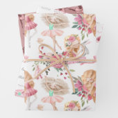 Papiertücher für Tänzer aus rosa Ballet Geschenkpapier Set (Beispiel)