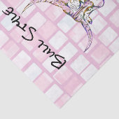 Papiertücher im Stilstil, rosa Ziegel Seidenpapier (Ausschnitt)