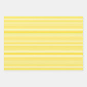 Papiertücher mit drei Schatten, gelbe Streifen Geschenkpapier Set (Vorderseite 2)
