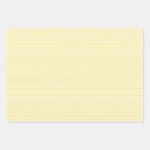 Papiertücher mit drei Schatten, gelbe Streifen Geschenkpapier Set (Vorderseite 3)