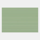 Papiertücher mit drei Schattierungen aus grünen St Geschenkpapier Set (Vorderseite)