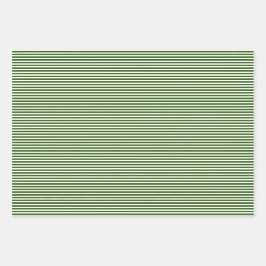 Papiertücher mit drei Schattierungen aus grünen St Geschenkpapier Set (Vorderseite)