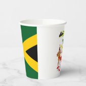 Papiertücher mit jamaikanischer Flagge Pappbecher (Links)
