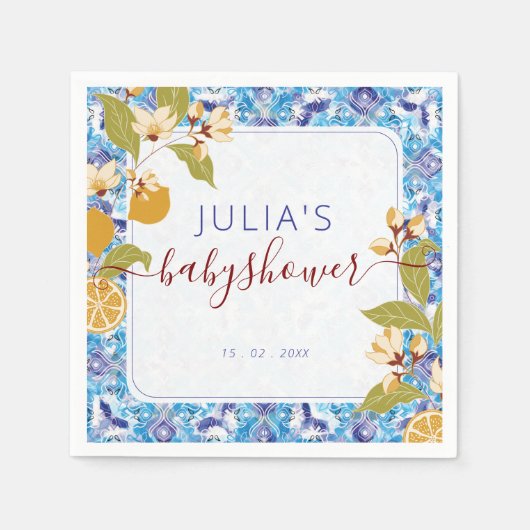 Papiertücher Serviette (Vorderseite)