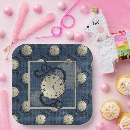 Papiertücher und Papiertücher für Steampunken Pappteller (Party)