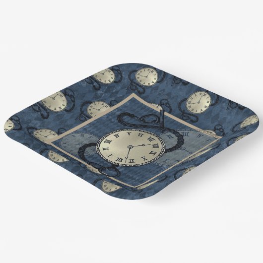 Papiertücher und Papiertücher für Steampunken Pappteller (Gewinkelt)