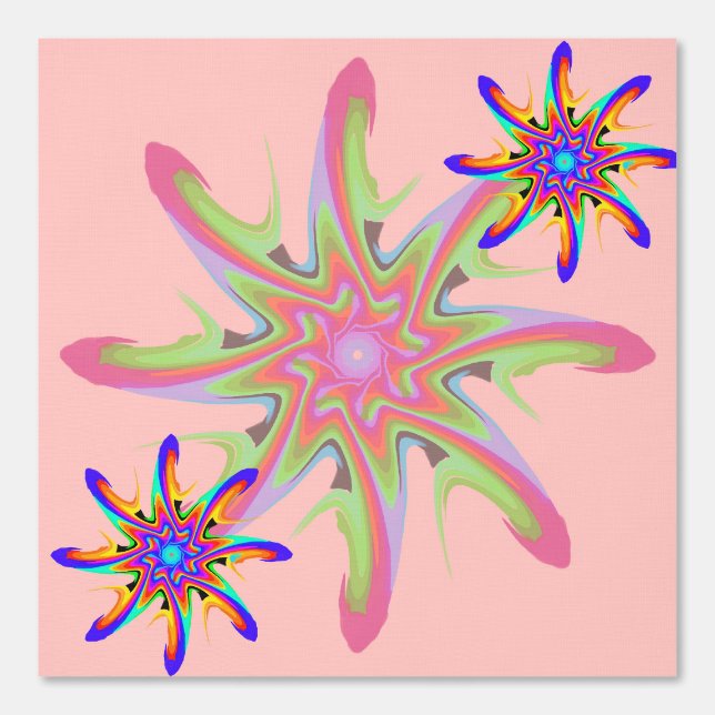 Papiertüte 2 - Pinky Tapete (Vorderseite)