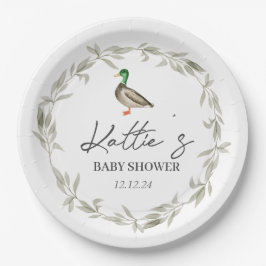 Papiertüte aus Entenpapier, mallarde Teller. Pappteller