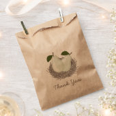 Papiertüte aus Pair-Twin-Gastgeschenk Geschenktütchen (Ausgeschnitten)