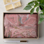 Papiertüte aus rosa Marmor Seidenpapier (Geschenk)