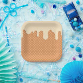 Papiertüte aus Trockeneis Pappteller (Party)