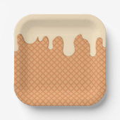 Papiertüte aus Trockeneis Pappteller (Vorderseite)