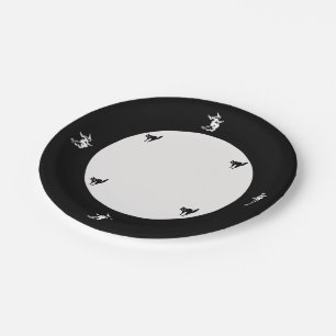 Papiertüte - Flying Hexe and Black Cat Pappteller