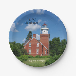Papiertüte für Big Bay Lighthouse Pappteller