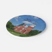 Papiertüte für Big Bay Lighthouse Pappteller (Schrägansicht)