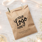 Papiertüte für das benutzerdefinierte Kraft-Logo Geschenktütchen (Ausgeschnitten)