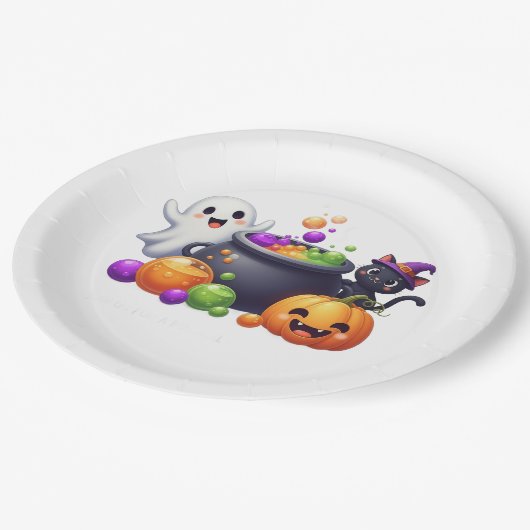 Papiertüte für das Brauen Pappteller (Schrägansicht)