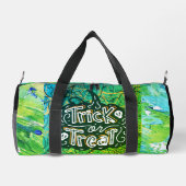 Papiertüte für Druckausschnitte, Trick oder Bearbe Duffle Bag (Rückseite)