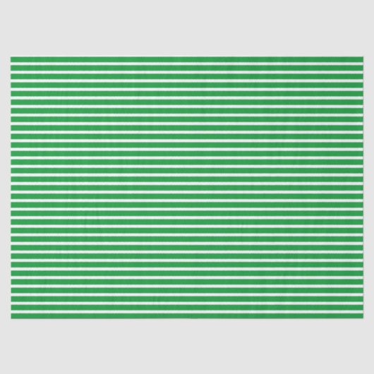 Papiertüte für grüne Streifen Seidenpapier (Vorderseite)