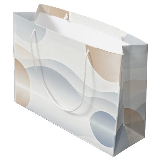 PAPIERTÜTE GROßE GESCHENKTÜTE (Rückseite Schrägansicht)
