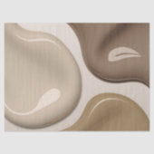 Papiertüte in stilvoller abstrakter Grafik Seidenpapier (Vorderseite)