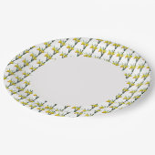 Papiertüte - Nähte Pappteller (Schrägansicht)